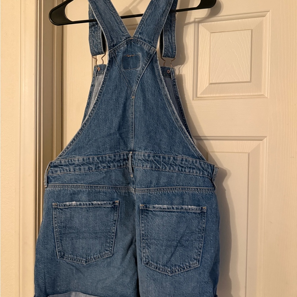 American Eagle Denim Overall Shorts - Picture 7 of 7